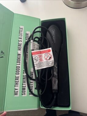 Vanity Planet Black Hair Straightener - Portable Women’s Styling Tool
